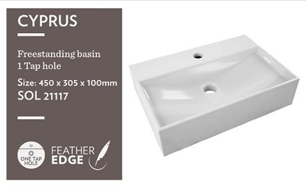 CYPRUS FREESTANDING BASIN